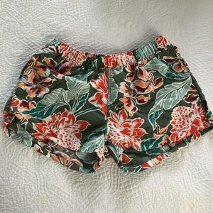Women’s floral Patagonia shorts